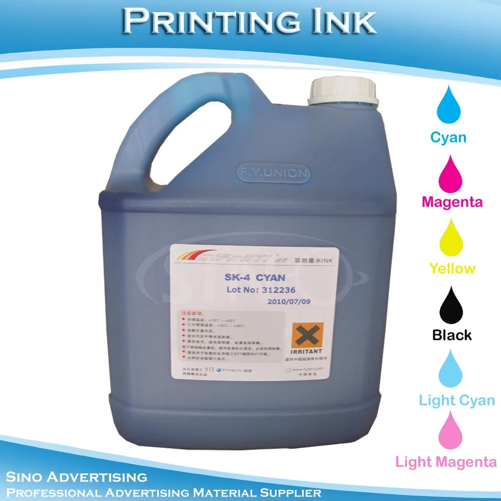 sekio sk4 чернил растворителя большого формата чернил бесконечности fy союза sk4 чернилами для sekio печатающей головки