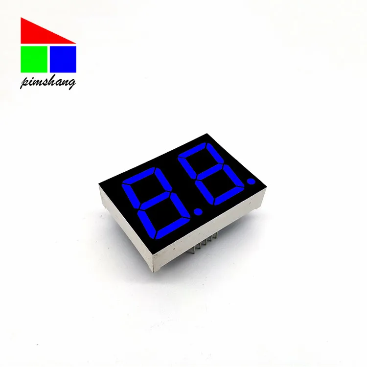 
Highlight red 2 digit 7 segment 1.0 inch nixie tube applied to the bank exchange rate display board 