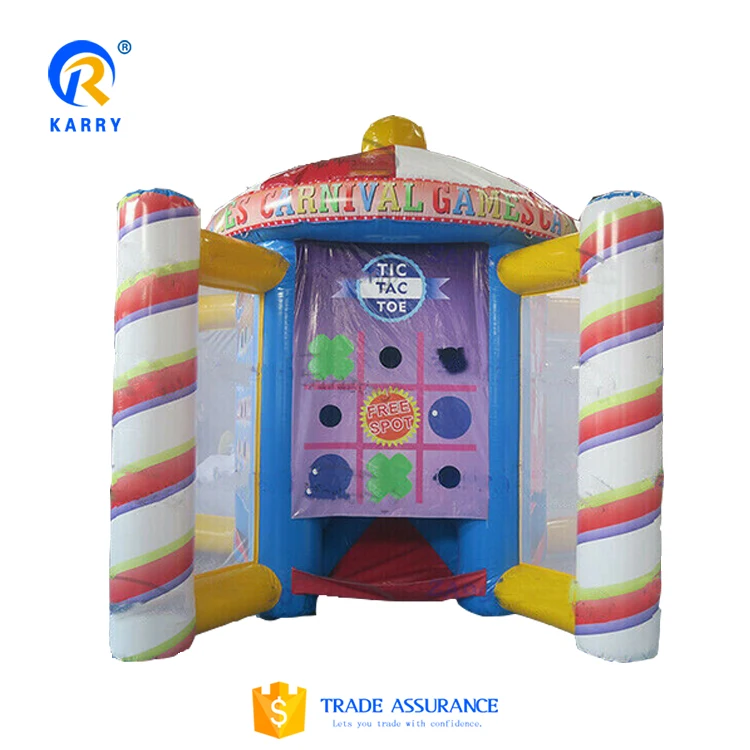 Giant funny  inflatable carnival 5 in 1 game outdoor interactive sport games  indoor game