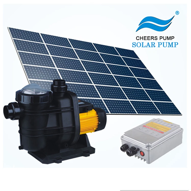 
DC brushless motor 500w solar pool pump with MPPT controller 