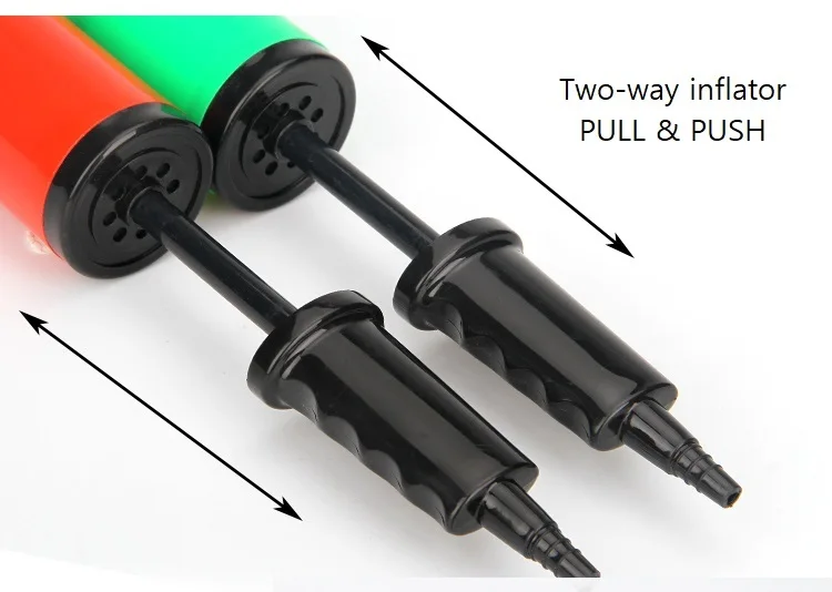double action balloon hand air pump air inflator for halloween