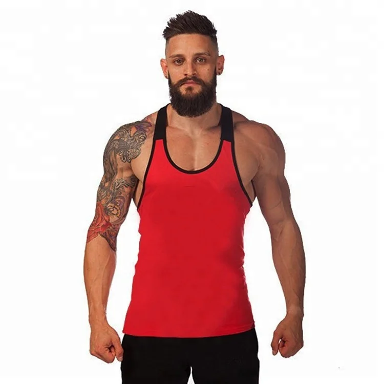 wholesale custom dry fit sleeveless training workout fitness vest gym man tank top