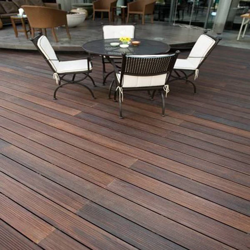 
Exterior Carbonized Strand Woven Bamboo Flooring Outdoor Bamboo Deck Flooring 