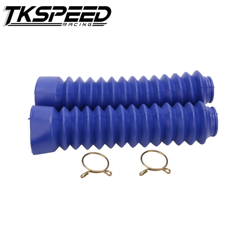 
1 Pair Rubber Black Universal Motorcycle Rubber Fork Gaiter Cover Shock Boots Gaiters Dirtbike Gators Boots 