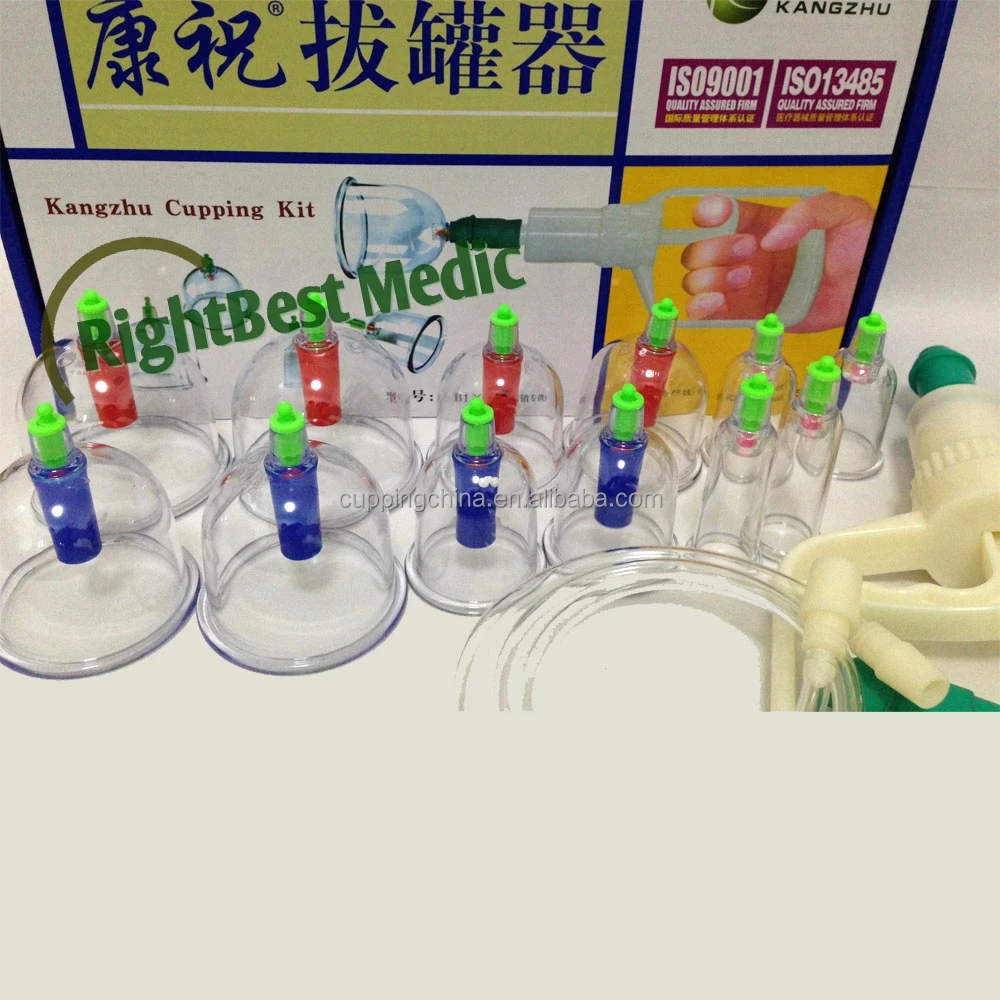 Ручной насос KangZhu наборы вакуумных банок присоска hijama 12 чашек