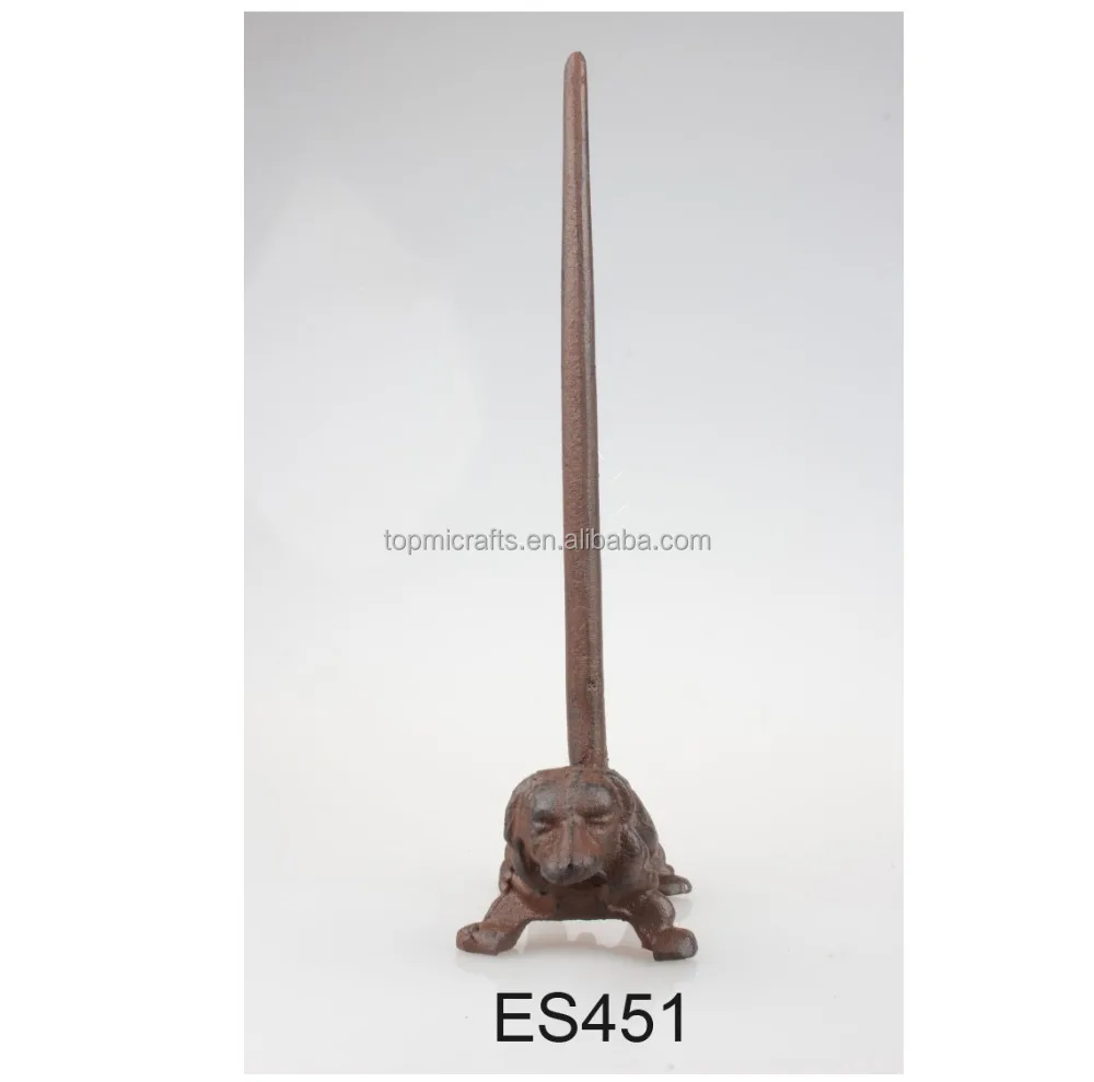 Home Decor Cast Iron DOG kitchen Paper Holder