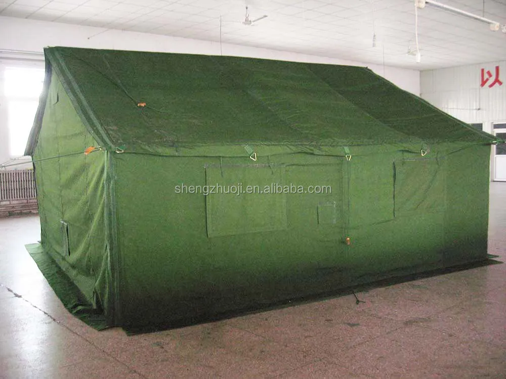 thick 10 persons cotton canvas tent