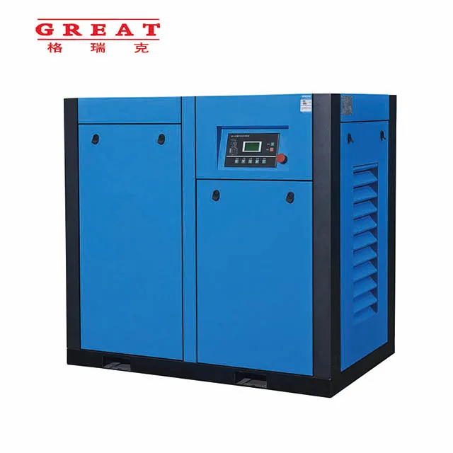 Китай большой 8 бар 37 кВт 50 л.с. винтовой воздушный компрессор для промышленной швейной машины