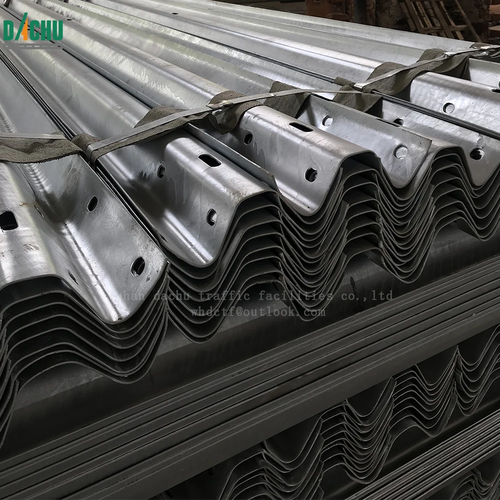 Galvanized Corrugated Steel W Beam Guardrail High Quality Guardrail Price Per Meter With Hot Sale