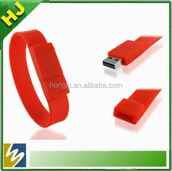 Массовая дешевые 2 ГБ, 4 ГБ, 8 ГБ, 16 ГБ силиконовые usb браслет