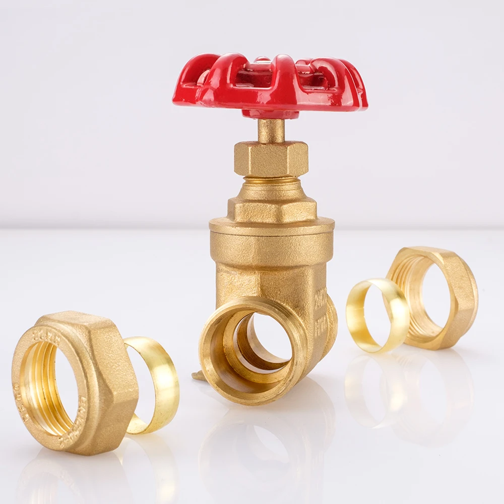 
15mm 22mm 28mm Forged brass sleeve gate valve 