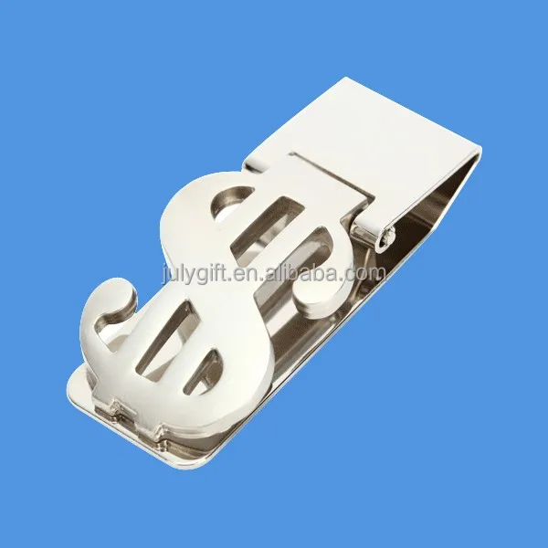 
available mould usd $ sign hinged money clip 