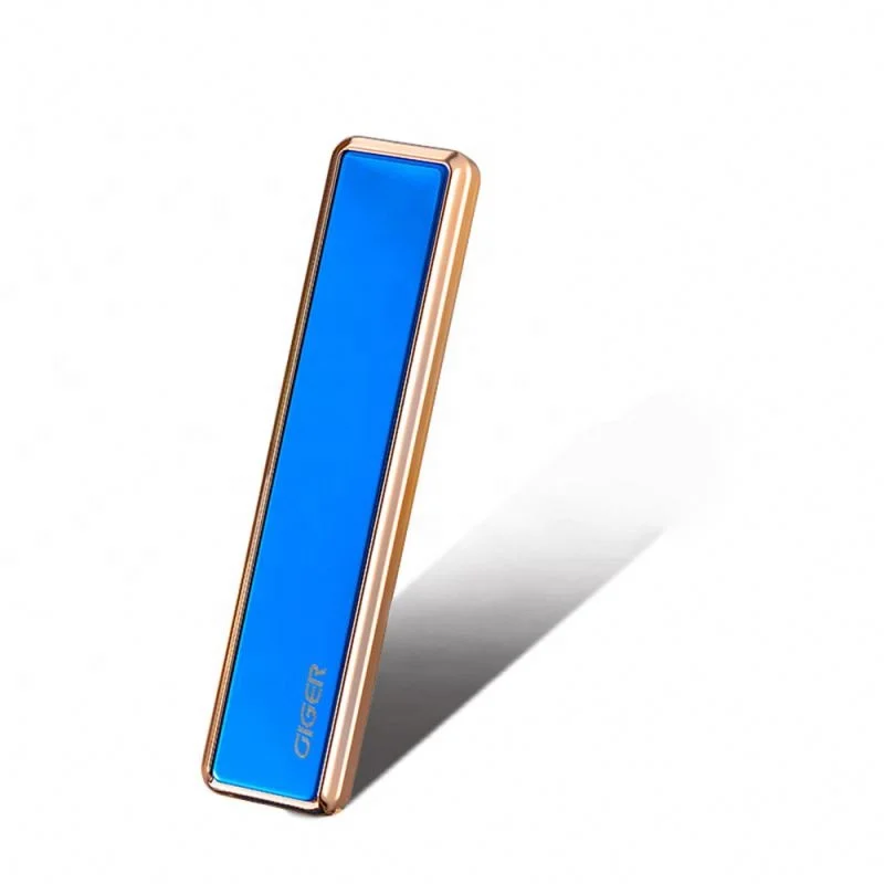 Newest super thin touch rechargeable flameless electronic cigarette usb lighter