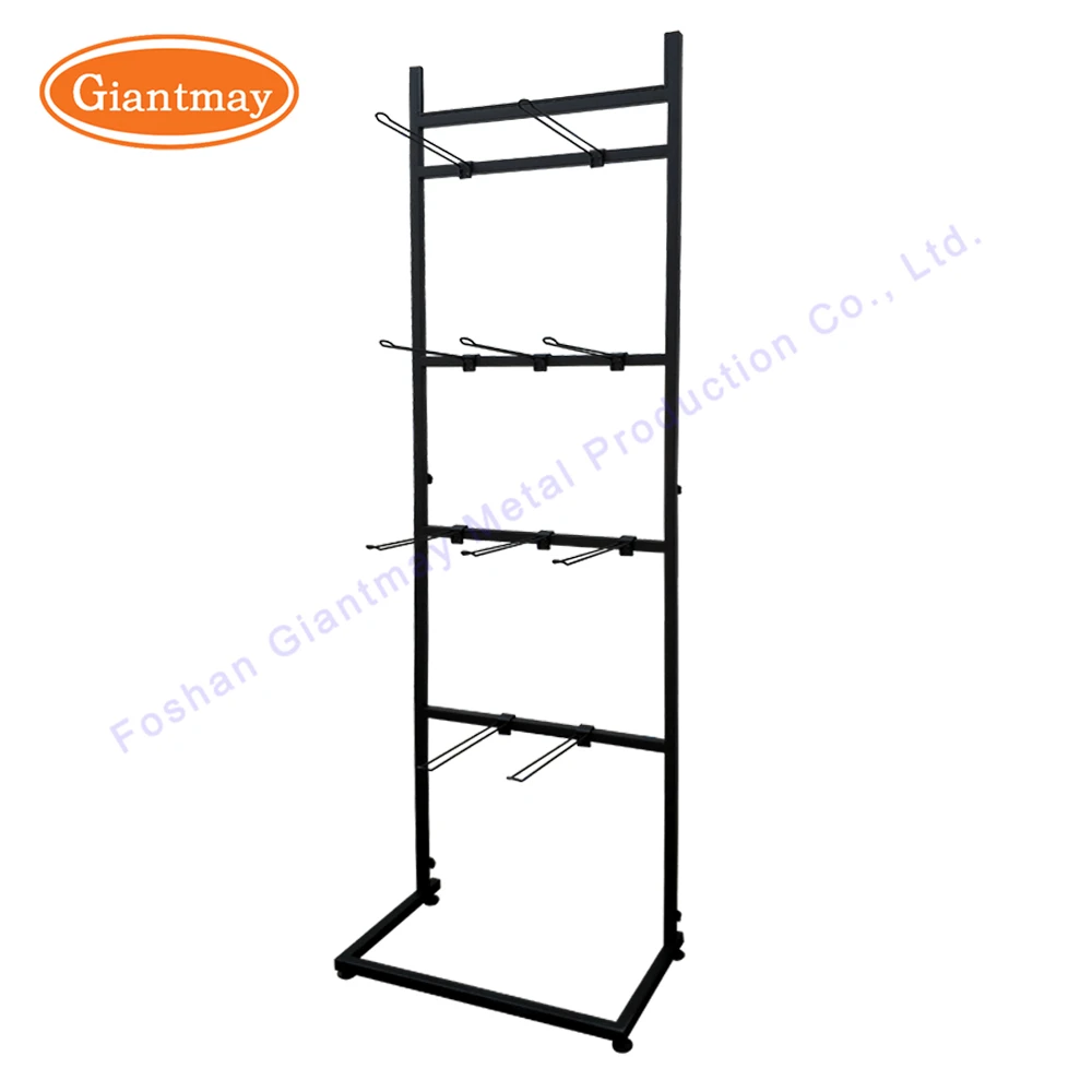 Custom Double Sides Hooks Hanging Countertop Socks Display Stand For Retail
