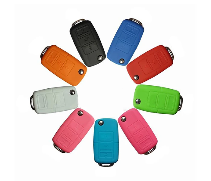 Заводской Цветной силиконовый чехол для автомобильного ключа