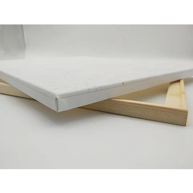 Snow DIY Oil Painting By Numbers Landscape Hand Painted Oil Painting Home Decor Acrylic Modern Wall Art Paint By Number