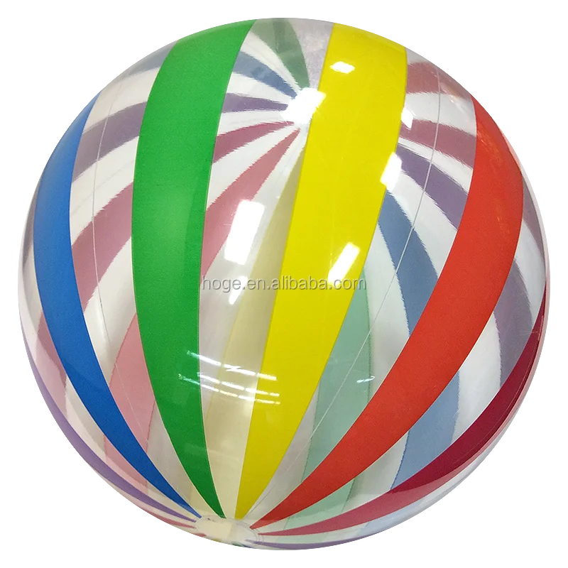 50 inch inflatable Jumbo Rainbow Beach Balls