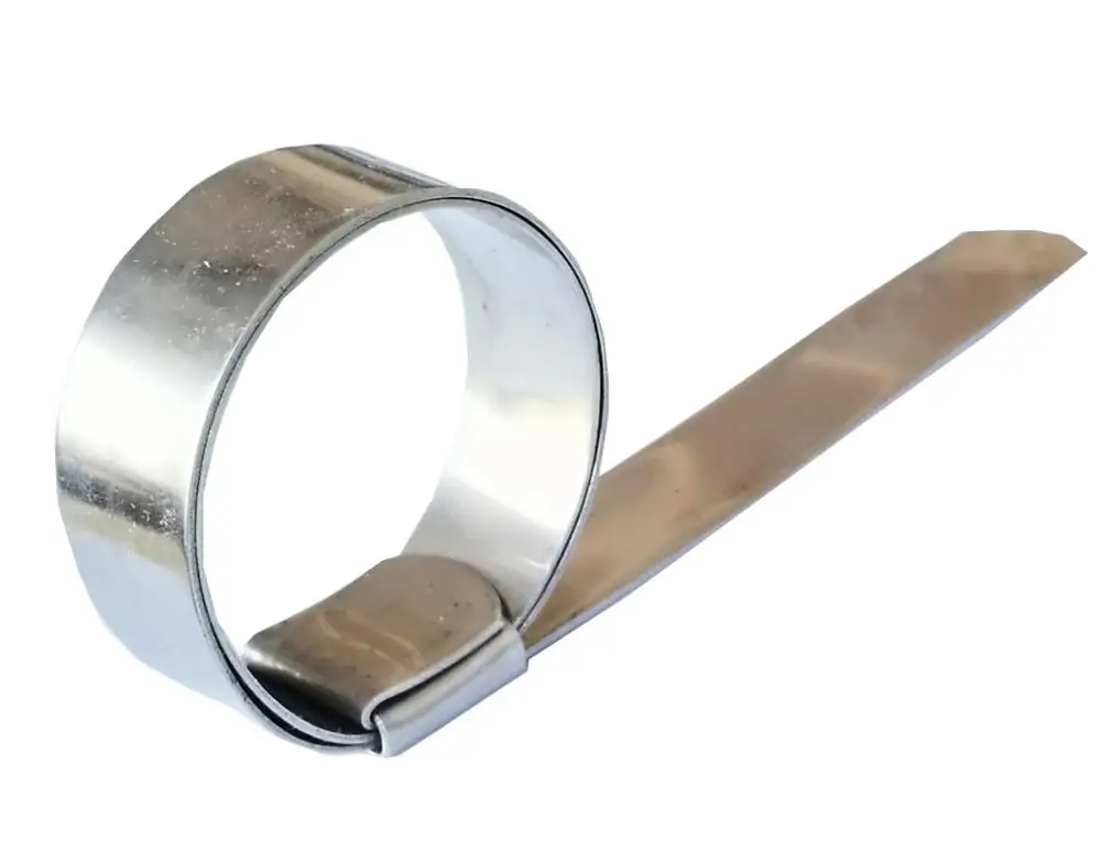 Stainless steel 304 W4 throbbing hose clamp