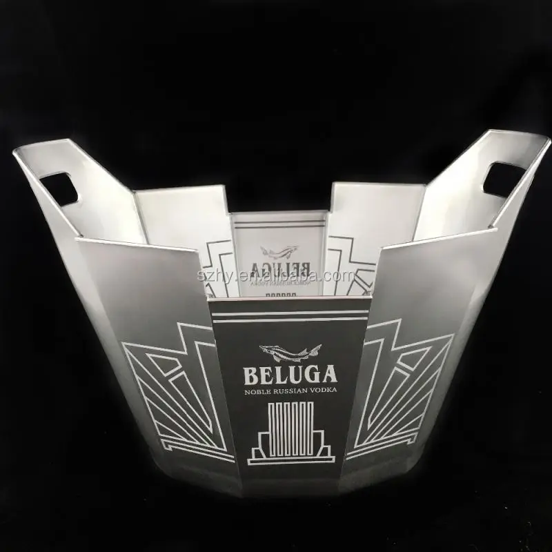 New design champagne Beluga club led Ice Bucket