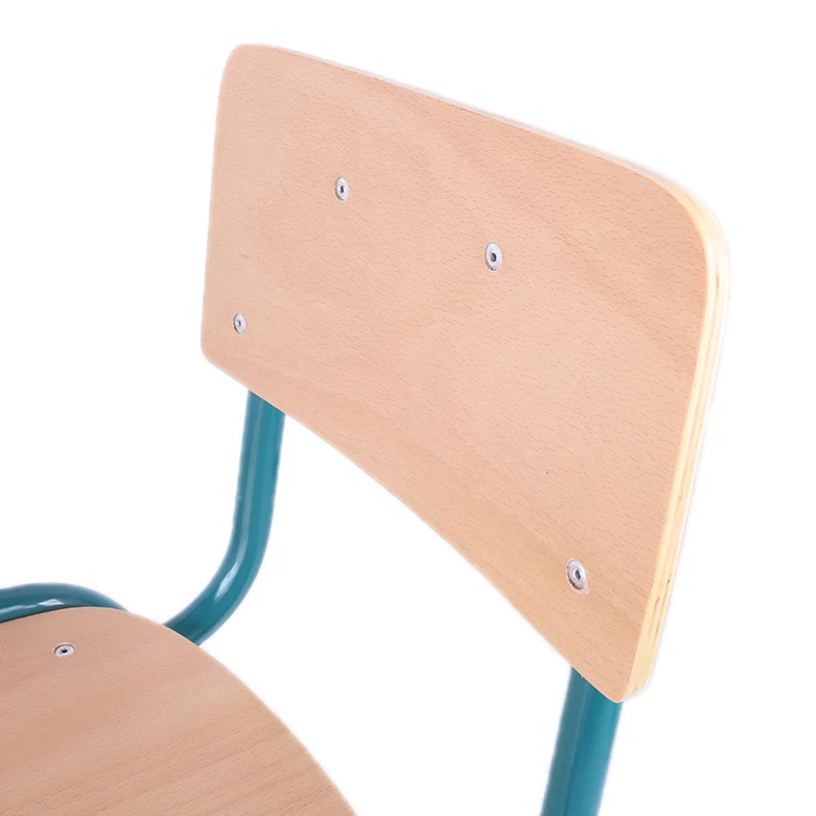 
High quality wood chair with metal frame,child salon chair for preschool children small chair 
