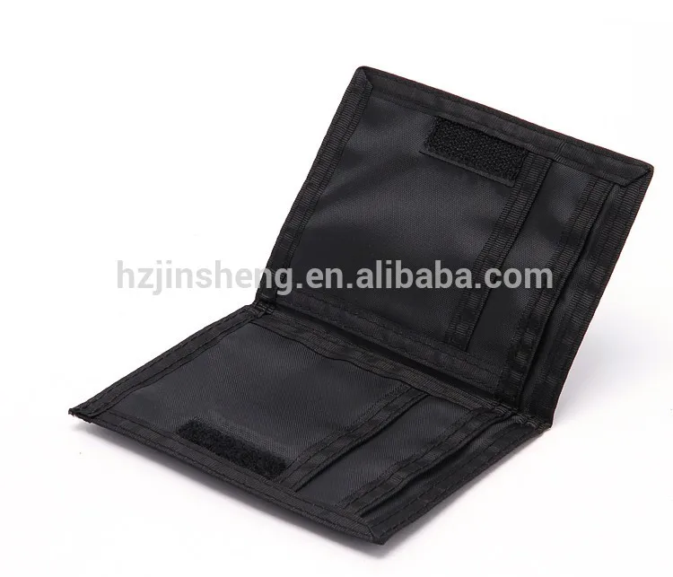 
Hot sell fashion nylon two fold wallet 