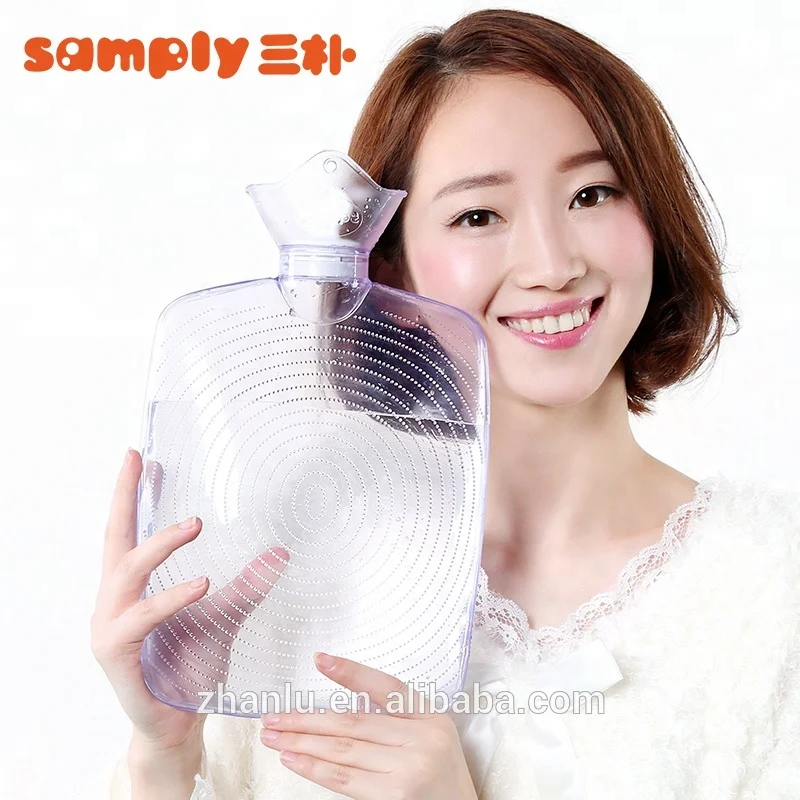 Hot Sale Transparency PVC Hot Water Bottle Warmer