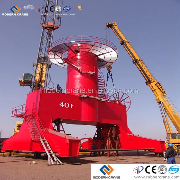 
3t-50t pedestal jetty Crane 