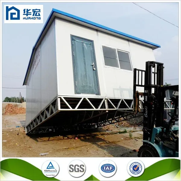 Portable mobile sandwich wall panel prefabricated houses