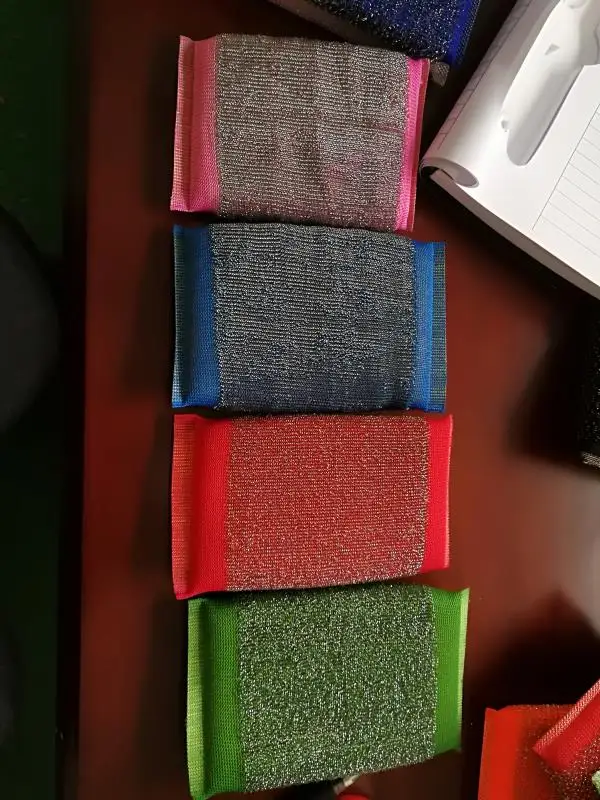 China Suppliers fabric cloth with Kitchen Stainless Steel Scrubber Wire for Dish Washing