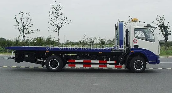  Хорошая производительность Dongfeng эвакуатор буксировочный грузовик 6 тонн аварийный бортовой боковая