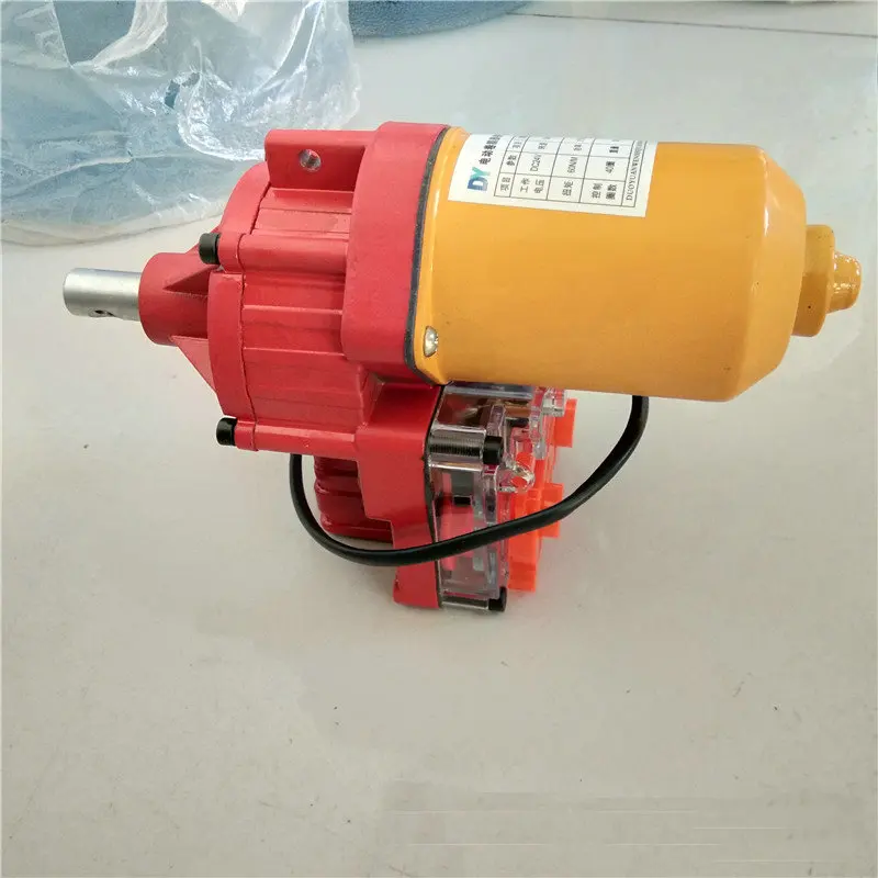 Greenhouse electric roll up motor for ventilation