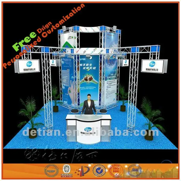 best seller 3x3 customized aluminum truss exhibition stand stand made in Shanghai
