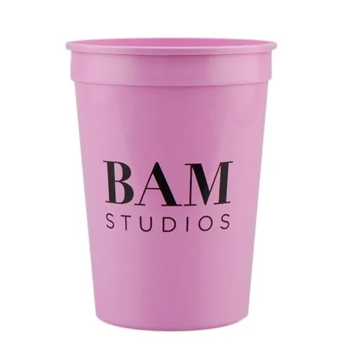 12 OZ Bright Green STADIUM CUP Squat