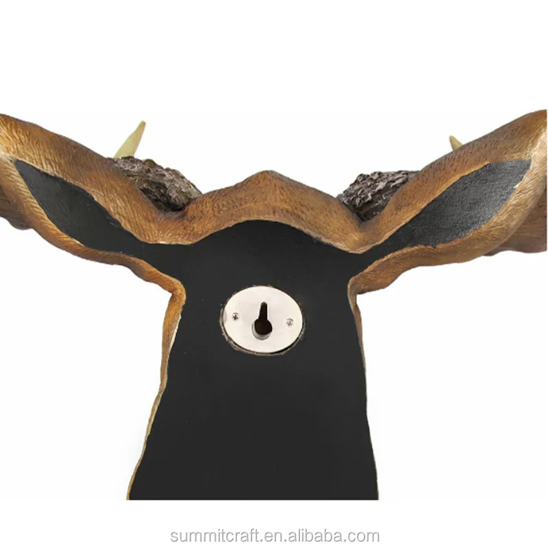 Resin country style antique vintage  Moose head decor Bust Wall Hanging