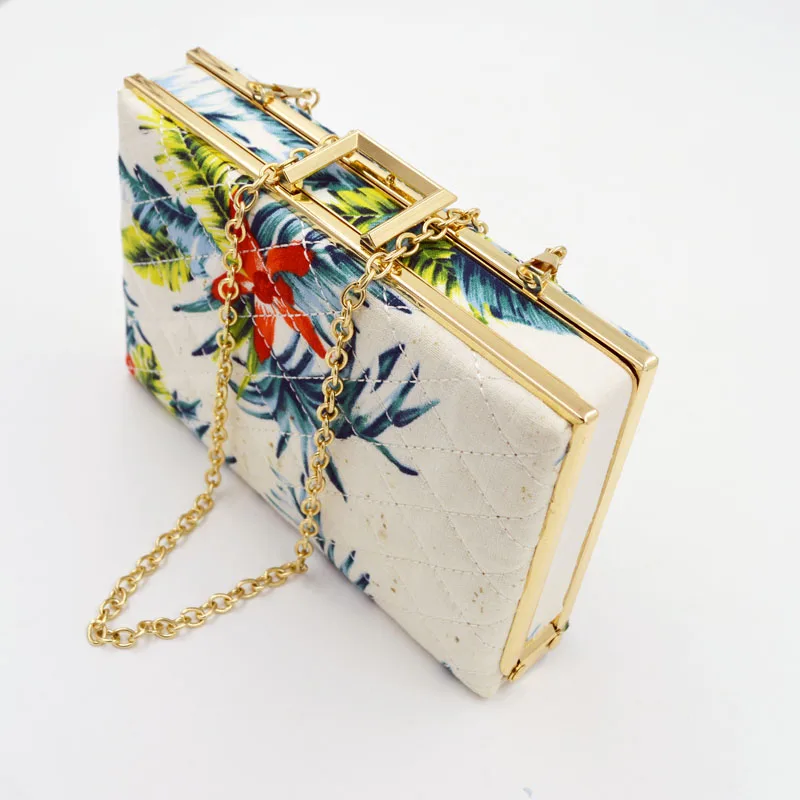 Retro Elegant Prints Pu/Leather Bag With Magnetic Chain Buckles Bag Manufacturer From China