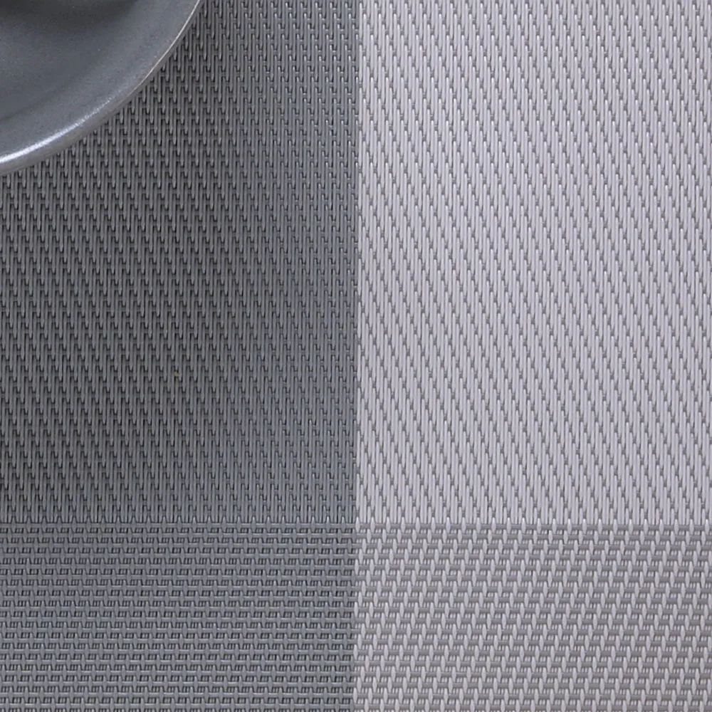 Outdoor Furniture Placemat Best Price Heat Resistant Durable Woven Vinyl Mesh Fabric for Beach Chair Pvc Material Black Plain