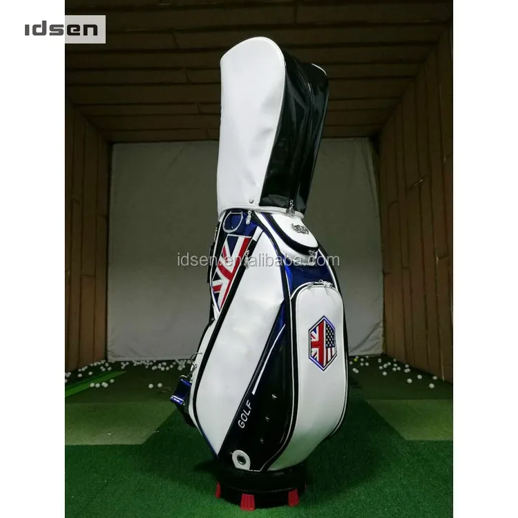 Wholesale Waterproof Custom Tour Golf Staff PU Bag golf bag for men