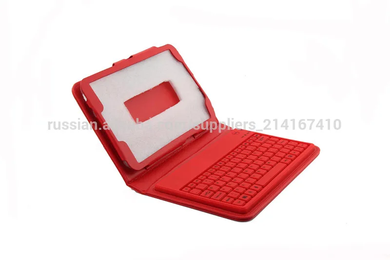 кожаный чехол с bluetooth клавиатура для samsung galaxy вкладке 3, p3200 флип случае