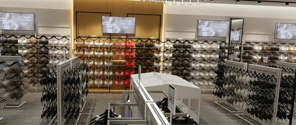 LUX Customized 3D Design Lingerie Store Display Furniture,Underwear Decoration For Fancy Shop For Exclusive Shop