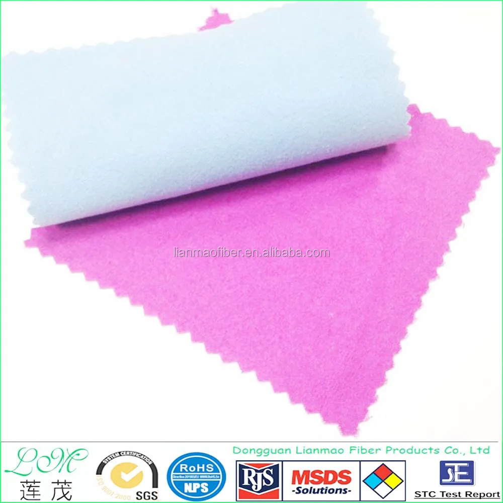 
polyester and viscose needle punched nonwoven cleaning cloth 