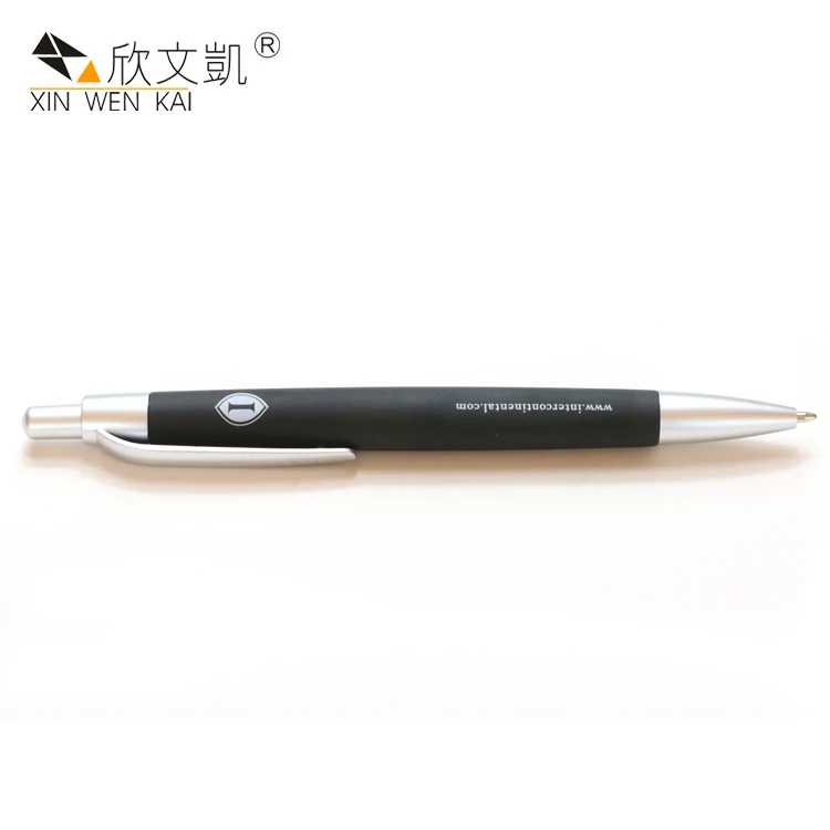 
Promotional Advertising Slogan Custom Shaped Clip Private Label Ball Pens Plastic print label penpen nib plastic 