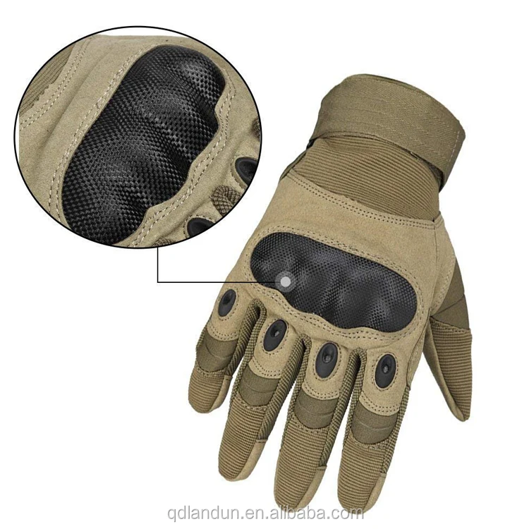 Best Black Full Finger Lightweight Military Tactical Gloves For Army