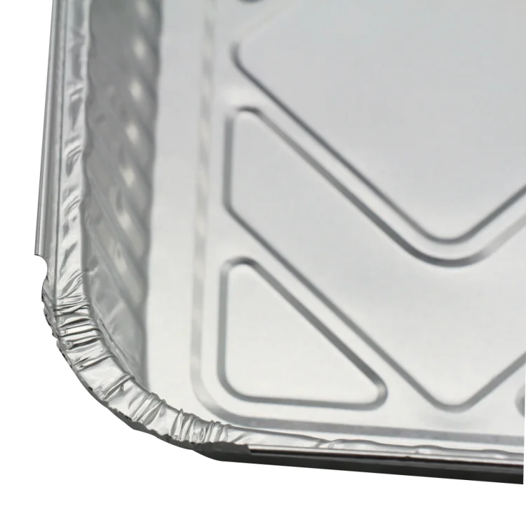 Food Grade Disposable Aluminium Foil Roaster Pan Tray oval alu foil
