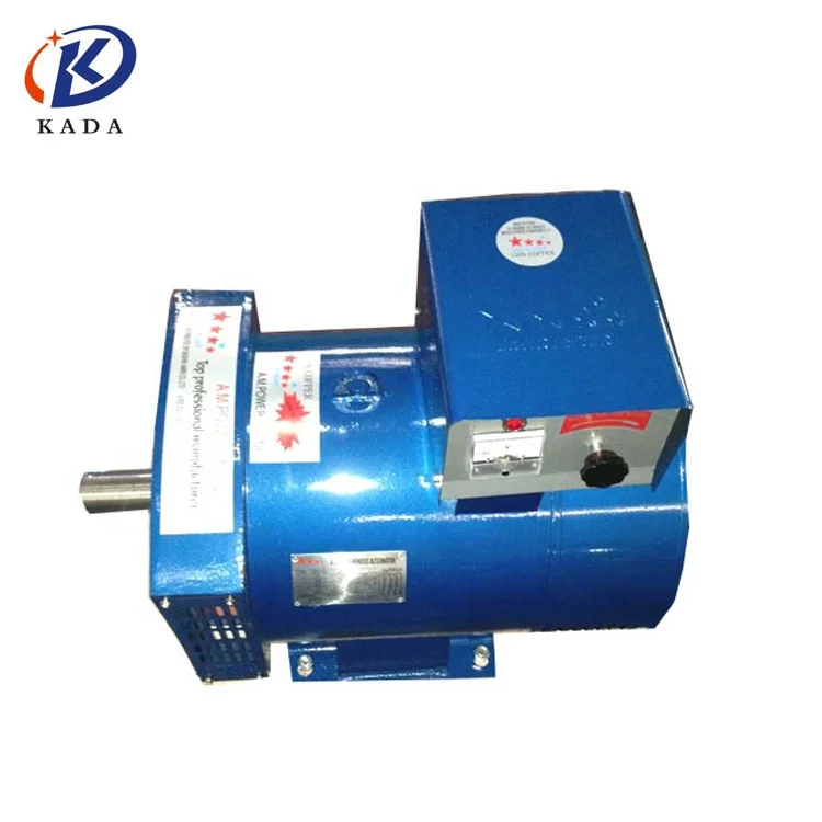 KADA 5kw generator without engine carbon brush generator 5 kva 3 phase alternator