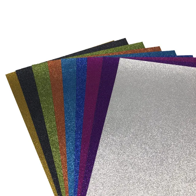 A4 Glitter Paper And Cardboard Glitter Paper Plate