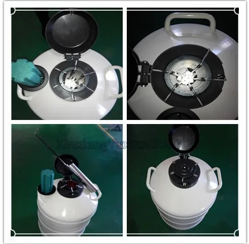 Cryogenic Liquid Nitrogen Container for Sperm Vaccine Storage