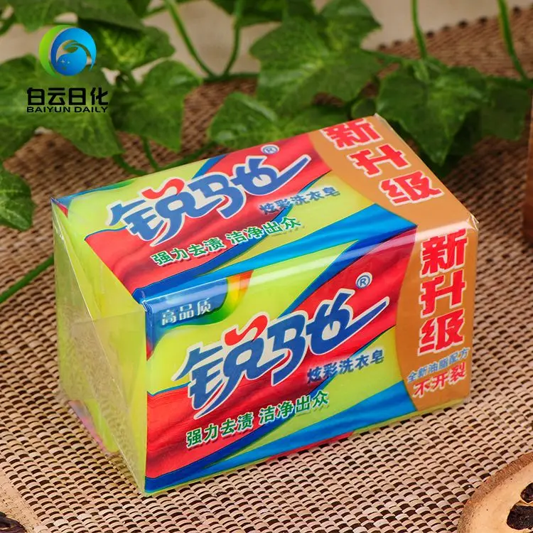 Reebay OEM Different  Color 4pcs per package Top Quality High Foam Clothes Washing Laundry Soap Bar
