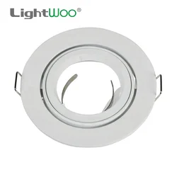 Регулируемый круглый MR16 GU10 Корпус Рама mr16 Светильник направленного света корпус