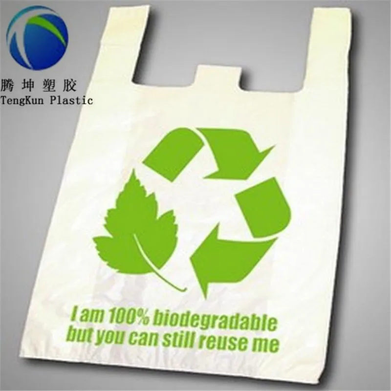 
Disposal T Shirt Bag with Fresh Vegetables Packaging Plastic Bag on Roll 