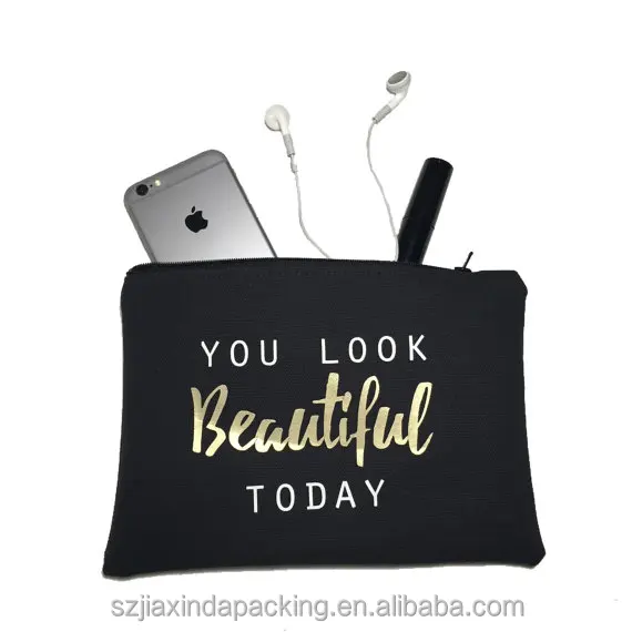 Canvas Zipper Cosmetic Packaging Bag